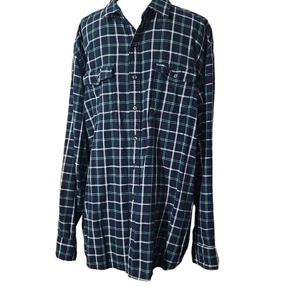 Old Navy plaid, longsleeve, button-down shirt. Size XXL - Picture 4 of 7